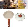 Maifan Stone Frying Pan Professional Prevents Stick Sy Clning Efficient Even Hting Cooking Pan with Lid for Kitchen