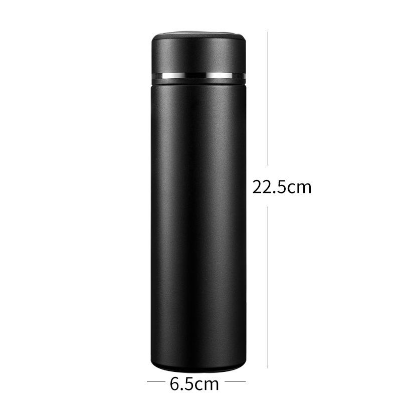Portable High-End 316 Stainless Steel Insulated Tea Infuser Cup for Men - Engraved Frosted Business Gift