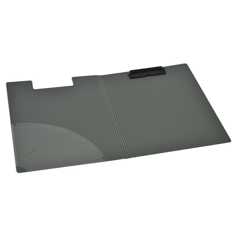 Deli 5440 A4 Foldable Clipboard Portfolio темно серый