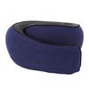 Neck Pillow Foldable Breathable Polyester Fiber Portable Memory Foam Travel Neck Pillow Navy Blue