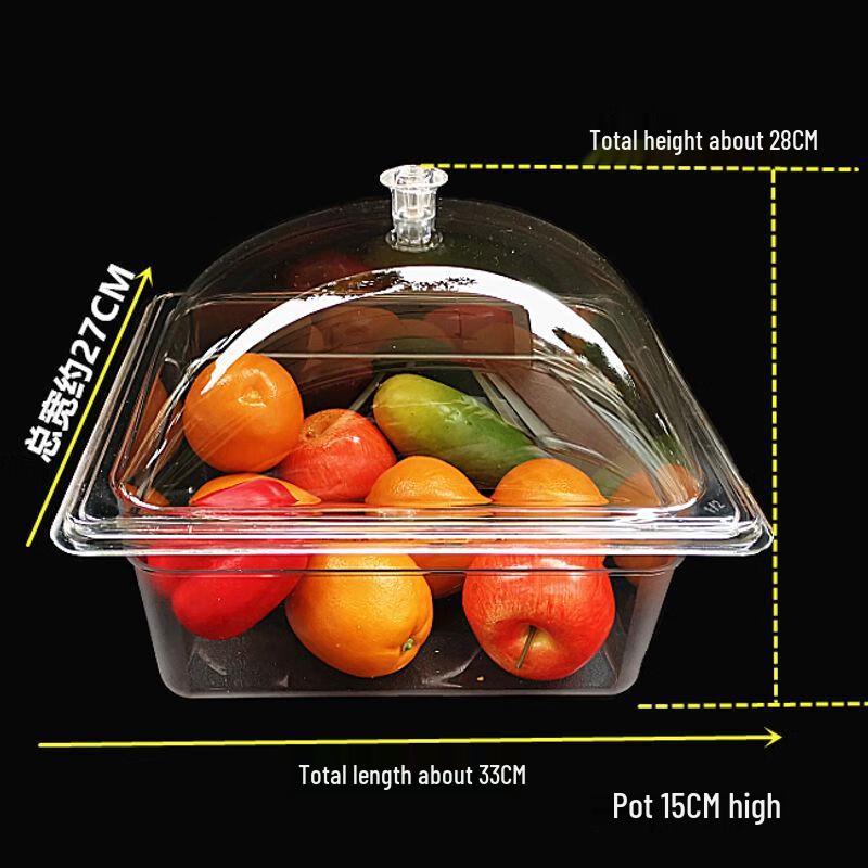 Plastic Food Display Plate with Lid