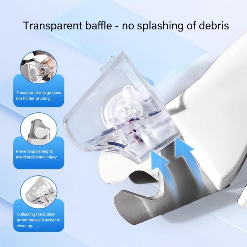 Dogs Nail Trimmer with LED Light Scratching LED Light Home Use Pet Nail Trimmer Nail Trimming Prevents Splitti