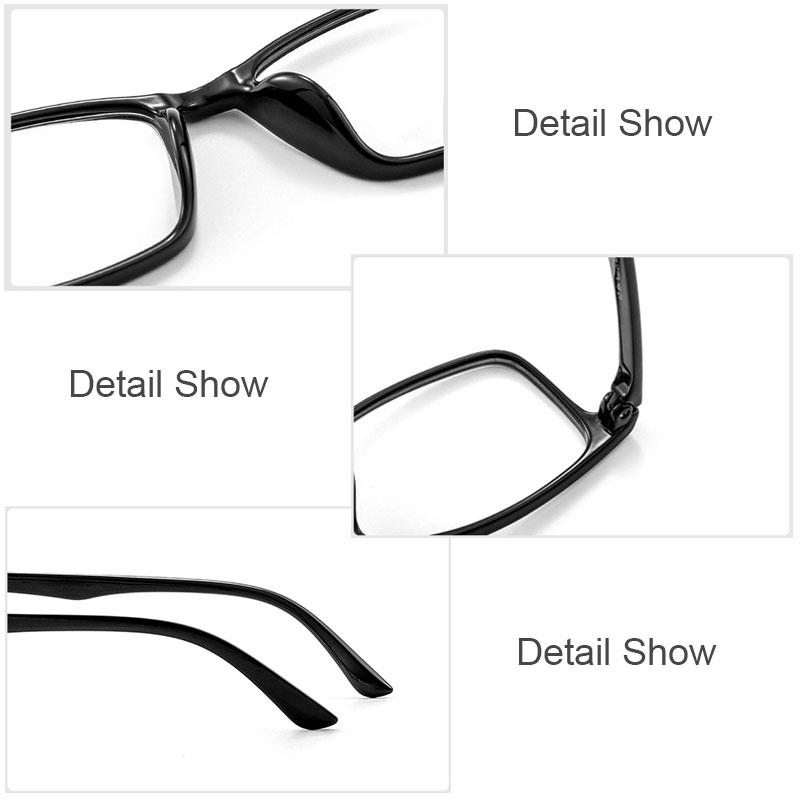Crystal Reading Glasses For Men Women Anti Scratch Black Red