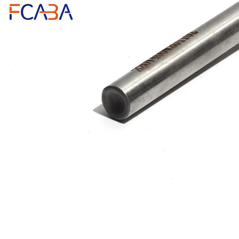 FCABA 8mm Dia 350~600mm DN8/12mm Threaded Single-head Heating Tube 110V/220V/380V 201 Stainless Steel Heating Rod with Nut