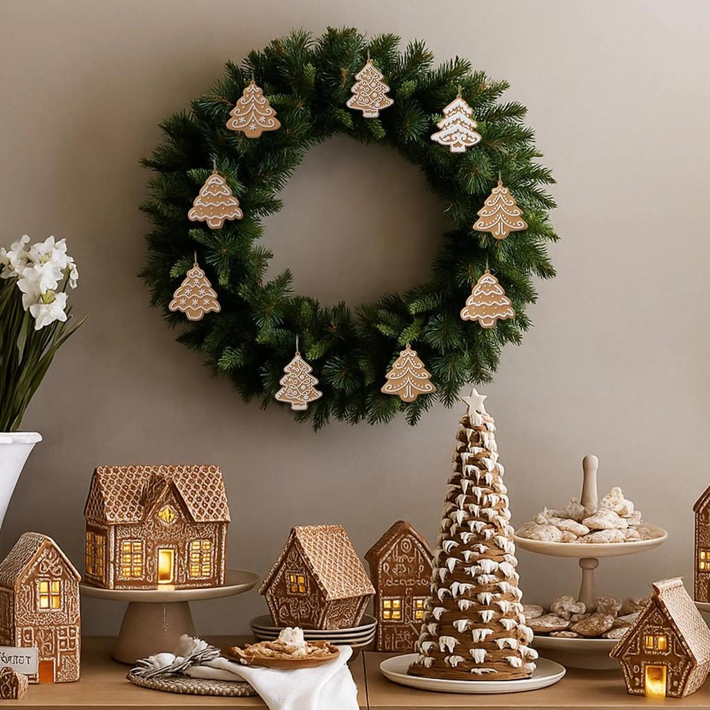 Weihnachtsbaumschmuck, Hängeornamente, Weihnachtsdekorationen, Geeignet für Weihnachtsbäume, Winterbasteln 2D