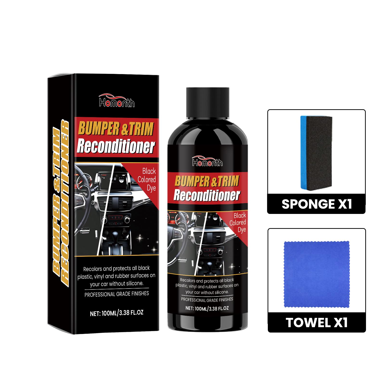 

Homonth Автомобильный черный пластиковый освежитель Пятновыводитель для приборной панели салона Восстановитель царапин