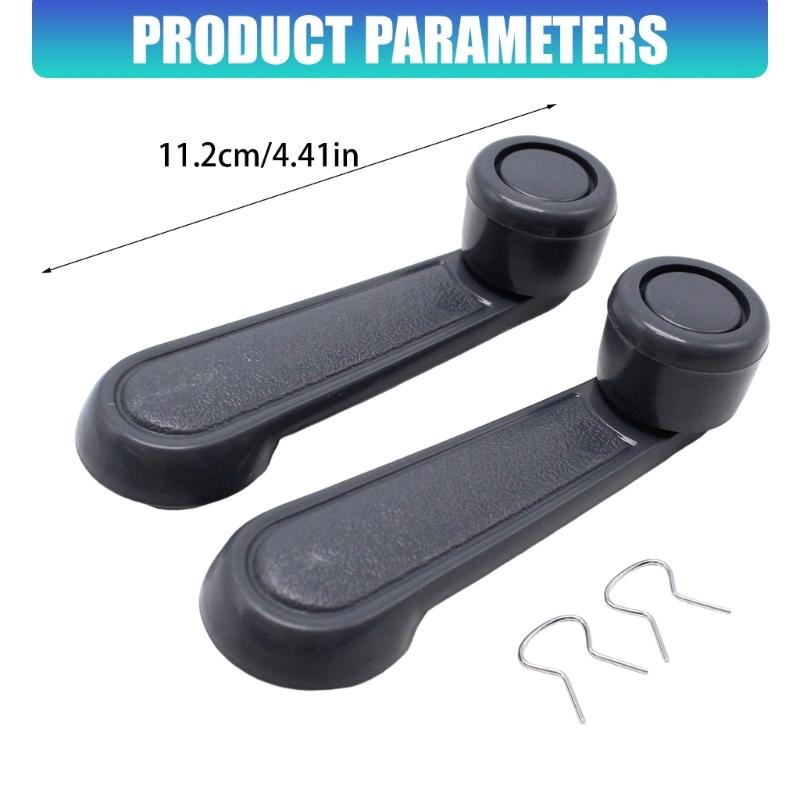 Weather Resistant Manual Window Roller Crank Regulator Handle For Pickup From 1985 To 1997 Ergonomic Handle No Tools Needed