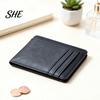 Slim Professional Card Case for Business Holder Men, Minimalist Credit with ID Window, Simple Solid Color Wallet Men Multiple Slots, Pocket Cards Bank