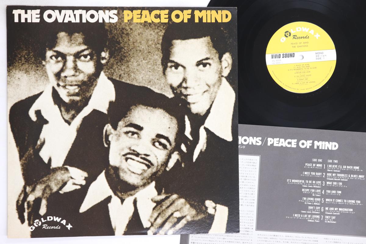 

LP Record OVATIONS - Peace Of Mind VG3003 VIVID SOUND 1977 Japan Soul/Funk Used