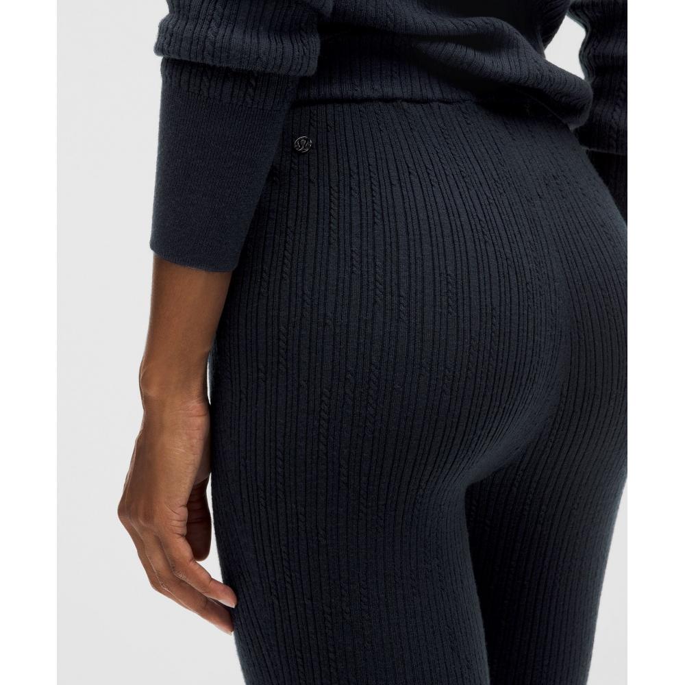Lululemon Ribbed Merino Wool Blend Pant True Navy
