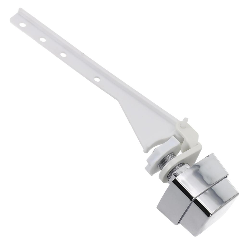 Toilet Flush Lever Handle Side Push Button Toilet Tank Handle Replacement Universal Flush Side Wrench Switch Square Side Button