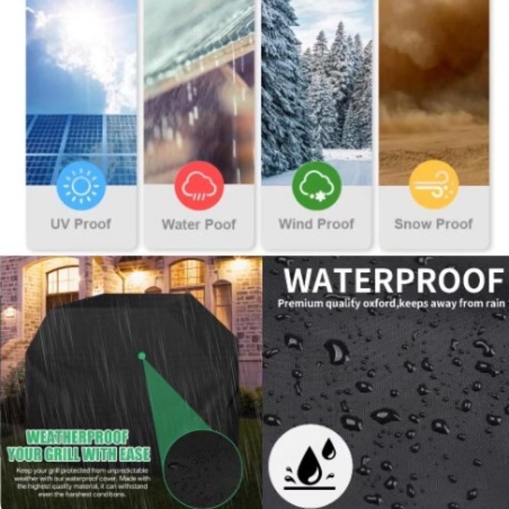 Langlebige Grill-Abdeckung, strapazierfähig, BBQ-Grill-Abdeckungen, schnelltrocknend, für den Garten im Freien