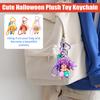 Breloc Jucărie de Pluș Drăguță de Halloween - Jucărie de Pluș Moale Breloc cu Animal pentru Cadouri de Petrecere