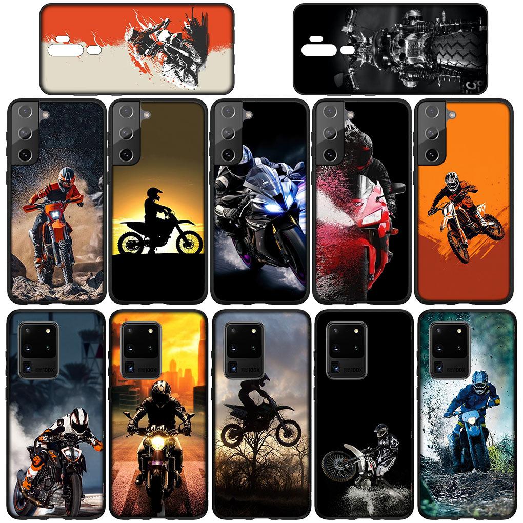Motorcycle Sports Moto Cross Soft Phone Cover for Samsung Galaxy A10 A20 A53 A30 A31 A32 A50 A51 A52 A12 A33 Silicone Case