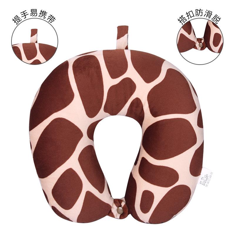 Cuscino da Viaggio Leggero a Forma di U con Particelle di Schiuma per il Supporto del Collo