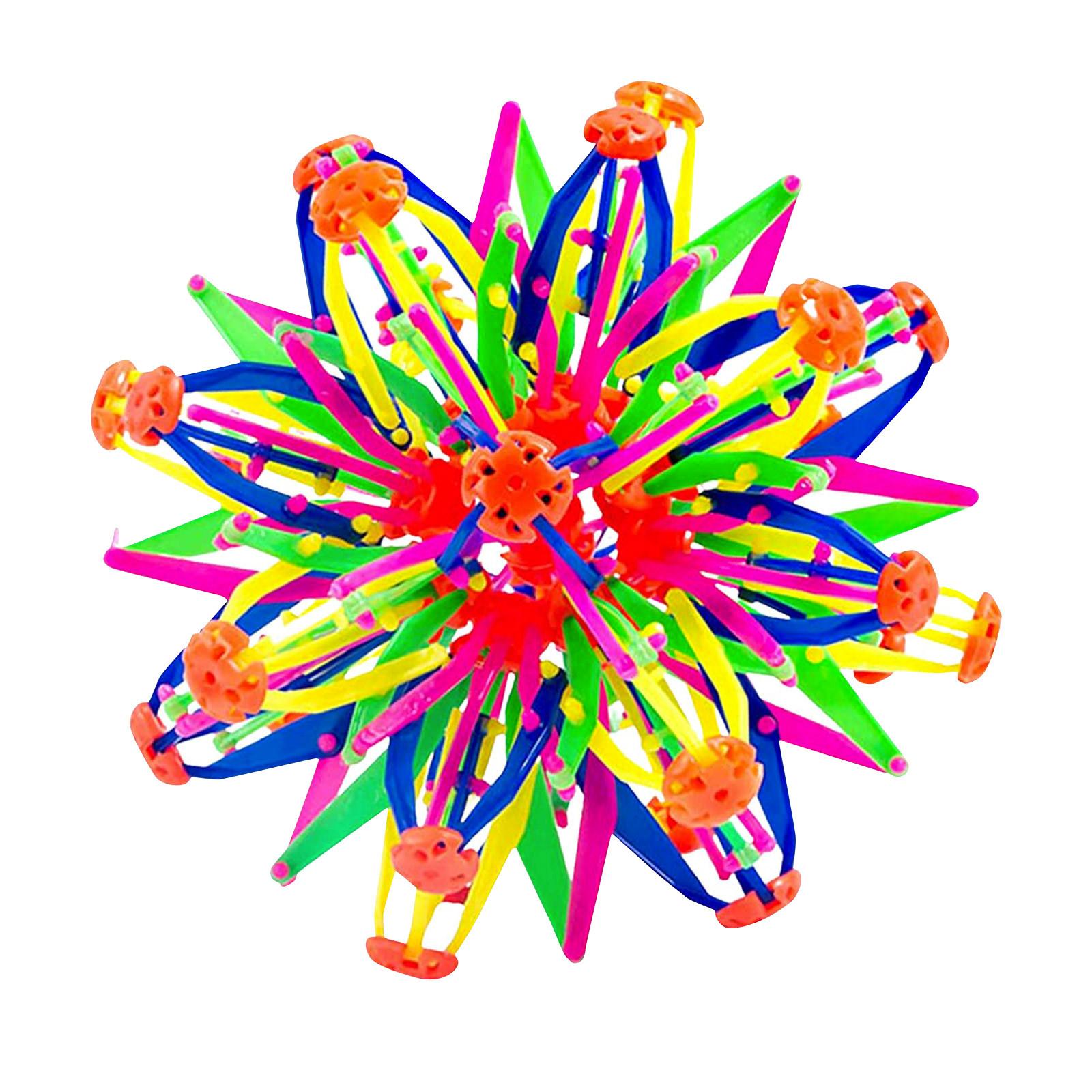 

Универсальный мяч для сокращения, цветущий мяч, красочный мяч для бросания рукой, детская игрушка One Size