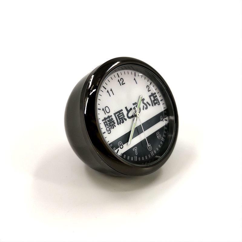 

Автомобильный орнамент Часы Fujiwara Tofu Store Центральная консоль Аниме Initial D Модификация автомобиля Гоночные аксессуары Ароматерапия Орнамент