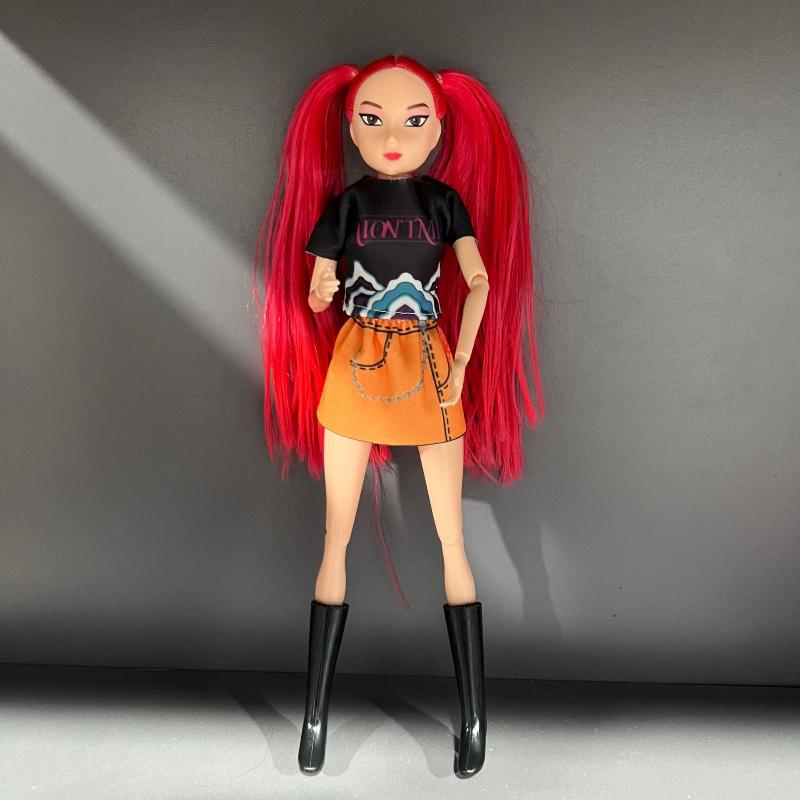 1Pcs Christmas Gift Decor Anime Kpop Demon Hunters Action Figures Rumi Mira Zoey Huntrix Kawaii Vinyl Toy Mask Figurine Doll