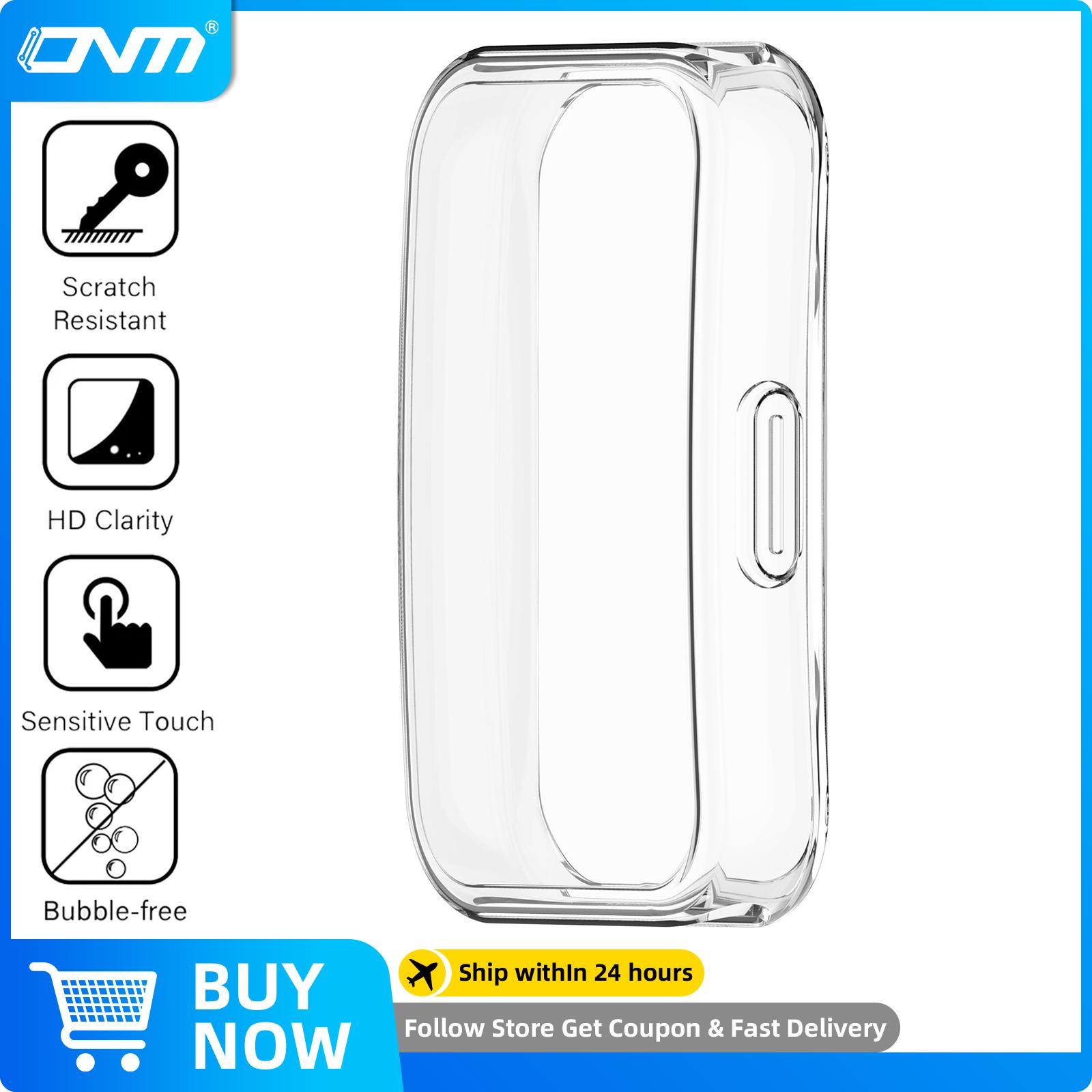 

Чехол для Huawei Band 10 9 8 Чехол с защитой экрана Мягкий ТПУ Всесторонняя защитная накладка-бампер для Huawei Band10/9/8 Аксессуары Huawei Band 10 9 8 чистый