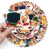 50-Pack Cute Pepper Bear Stickers - Korean Cartoon Style for DIY Stationery & Phone Decor