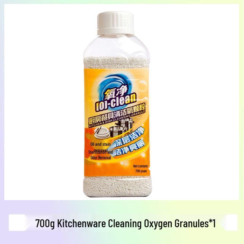 Универсальное средство для чистки кухни: Обезжириватель, Средство для вытяжки и посудомоечной машины, Порошок для мытья посуды, Средство для удаления пятен, Стерилизатор и Дезодоратор