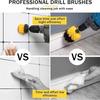 Electric Drill Brush Kit All Purpose Cleaner Auto Tires Cleaning Tools for Tile Bathroom Kitchen Round Plastic Scrubber Brushes