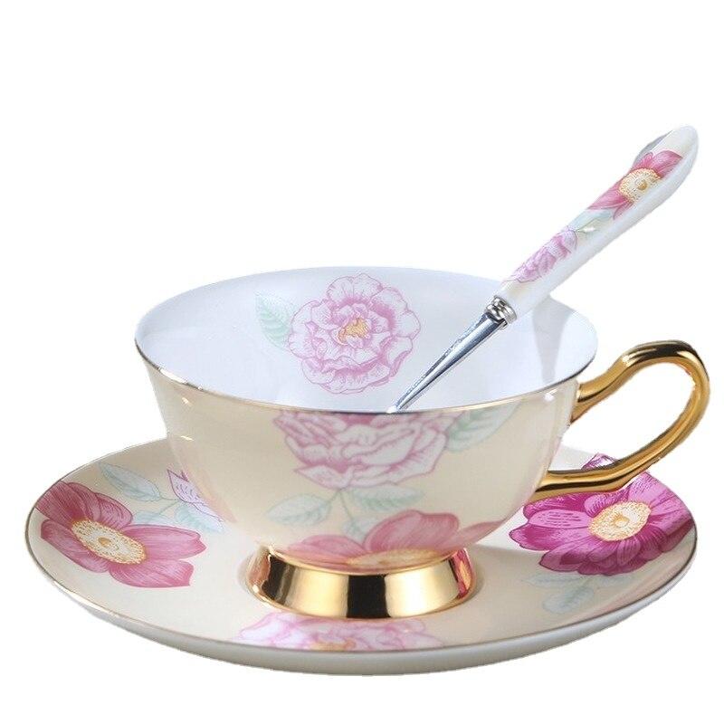 European Fruit Flower Tea Cup Ceramic Cup Home Tea Flower English Afternoon Tea Tea Cup Tea Cup Cup Coffee Cup | Tea Cup
