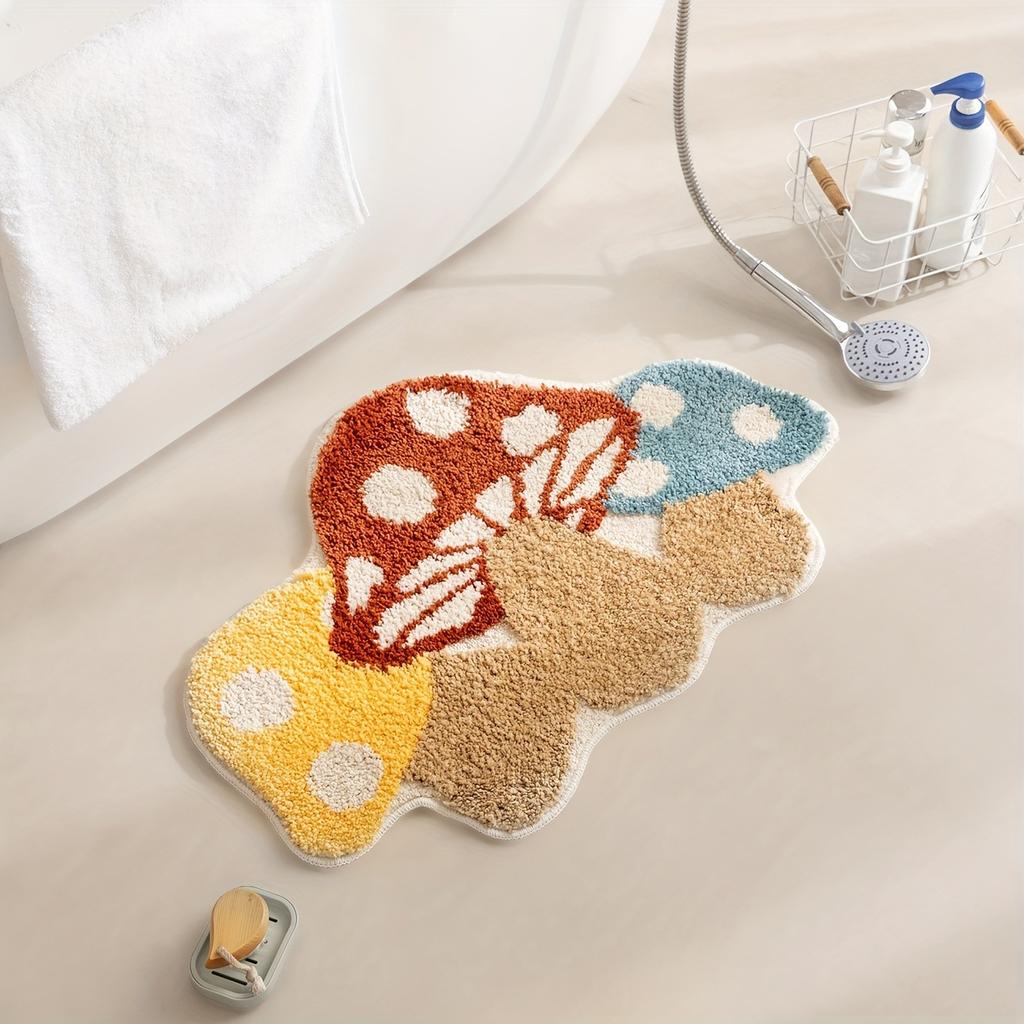 Cute Cat Carpet Bathroom Toilet Floor Mat Entrance Door Anti Slip Floor Mat