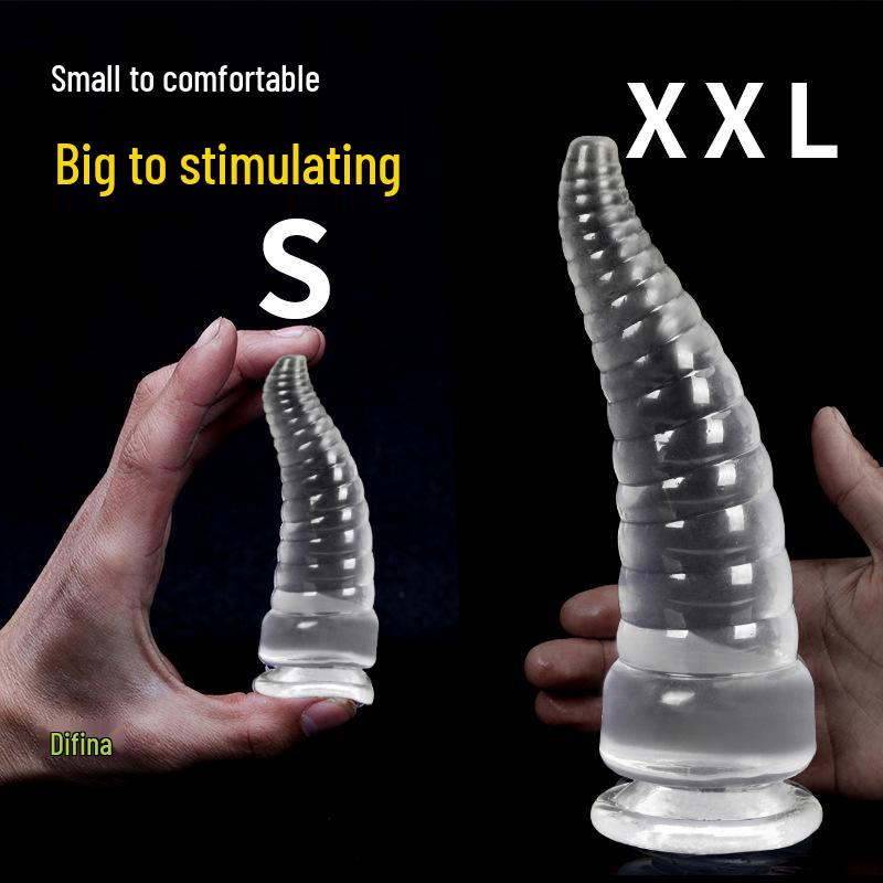 Translucent Octopus Tentacle Anal Plug & Beads