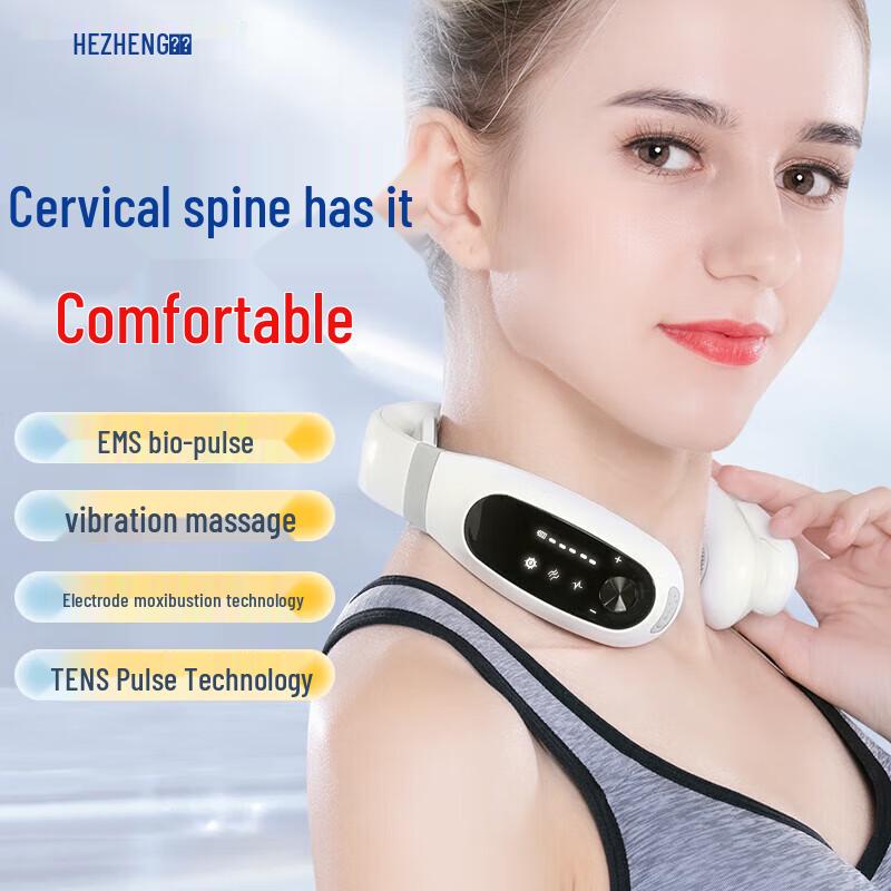 Hezheng Smart Portable Neck Massager CN Plug (adapter Included)