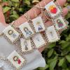 Cartoon Design Catholic Necklace Mini Size Virgin Mary Pendant Necklace  for Men and Women