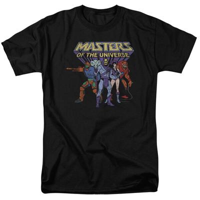 Masters Of The Universe Tím Zloduchov Kreslené Čierne Unisex Tričko