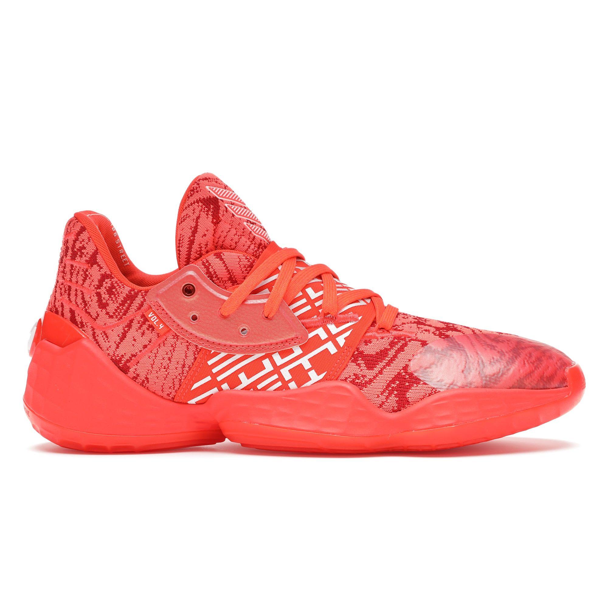 

Adidas Харден Том. 4 Solar Red Мужские кроссовки Scarlet Cloud-White EH2409