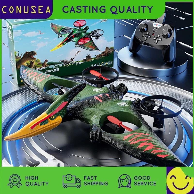 Rc Plane Pterosaur Remote Control Aircraft Glider 2.4G Foam Airplanes with Led Light Gravity Sensing Aircraft Glider Toys Boys