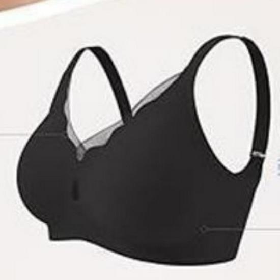 Plus Size Seamless Wavy Bra: Soft, Anti-Sagging Support, Sexy Lingerie for Women