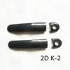Door Handle Plastic Imitation Carbon Fiber Cover Trim Fit for Volkswagen VW Polo Mk4 Mk5 6R Car Accessories Styling Stickers