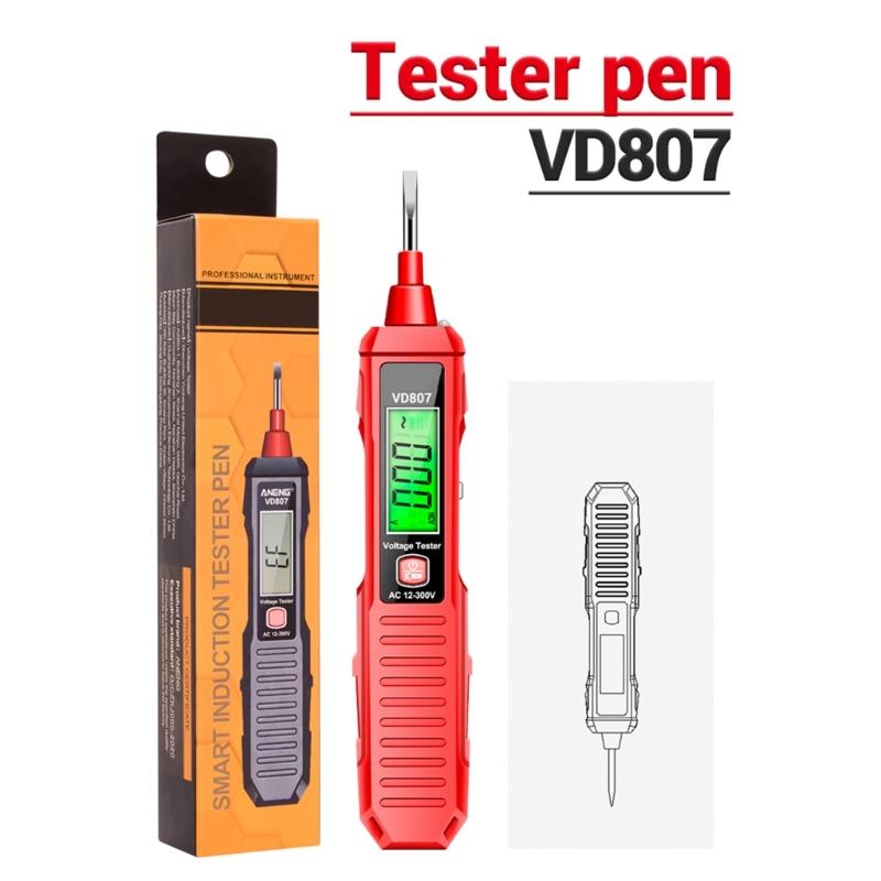 Electrical Screwdriver LCDBacklights Flashlight Sensitivity Adjustable Electrician Automatic Meter Voltage Tester Tools