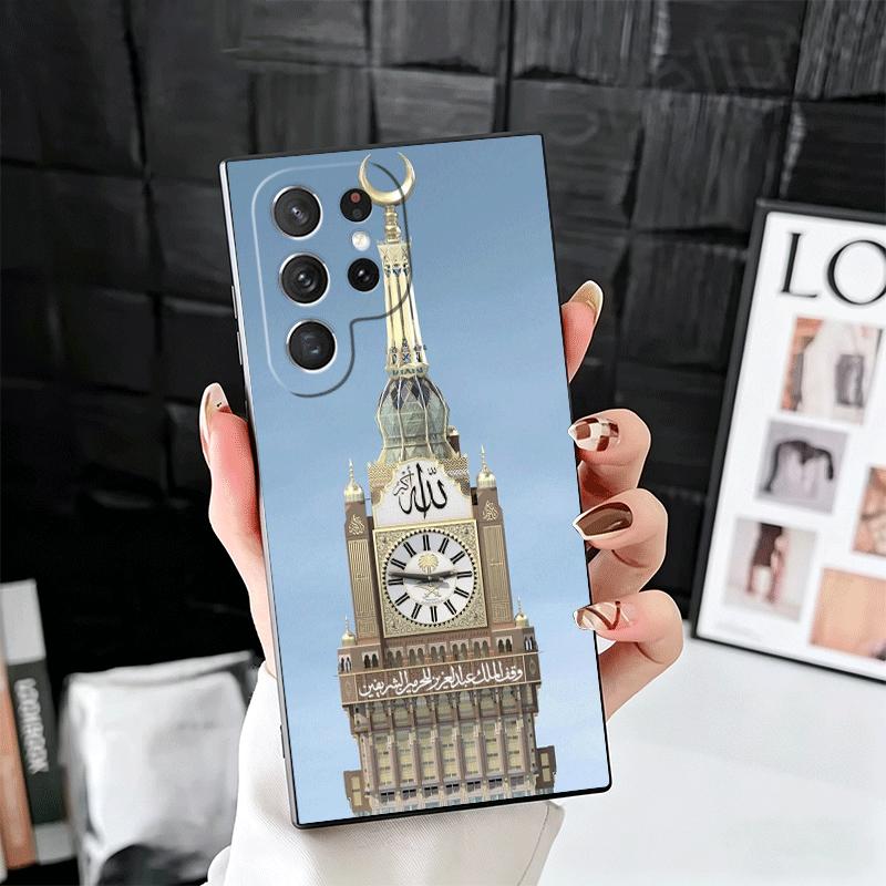 Islam Muslim Mosque Soft Phone Case for Samsung Galaxy S26 S25 Edge S24 Ultra S23 Plus S22 S21 FE S20 Black Cover Back Shell