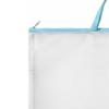 A2 Zipper File Bags Mesh Portfolio Art Supply Bag Water Proof Plastic Folder with Handle for Posters Drawings School