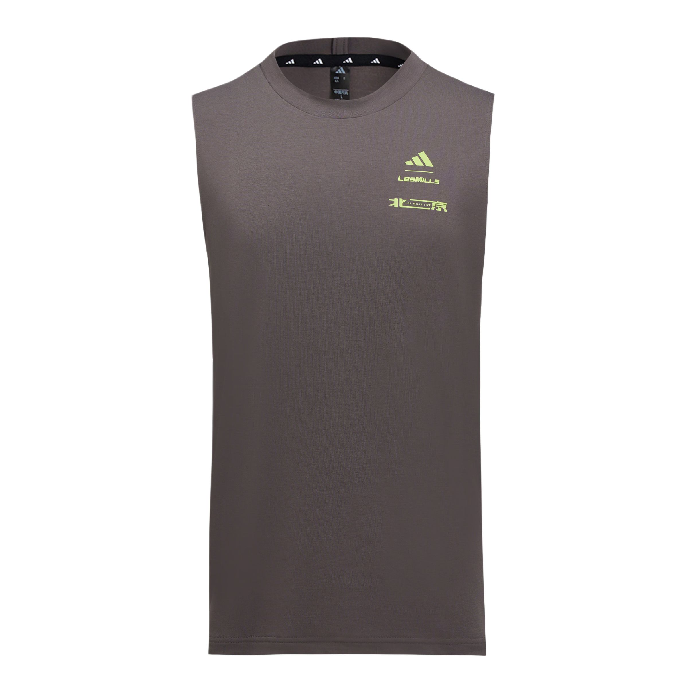 

Коллаборация Adidas X Laimei SS25 Майка Пекин Модная Удобная Универсальная Пуловер Круглый Вырез Жилет Мужские Топы Угольно-Серый KF8850 XS