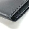 Salvatore Ferragamo Gancini logo Long wallet Long Wallet Leather Black/Silver
