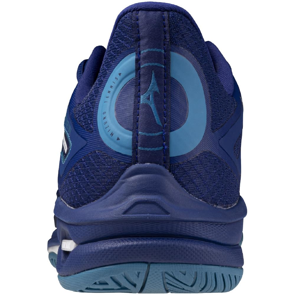 Tennis Shoes Wave Exceed Tour 6 AC All Court Club Activities Lightweight Game Court Soft Blue X White Cm 2E [Mizuno] 24.0