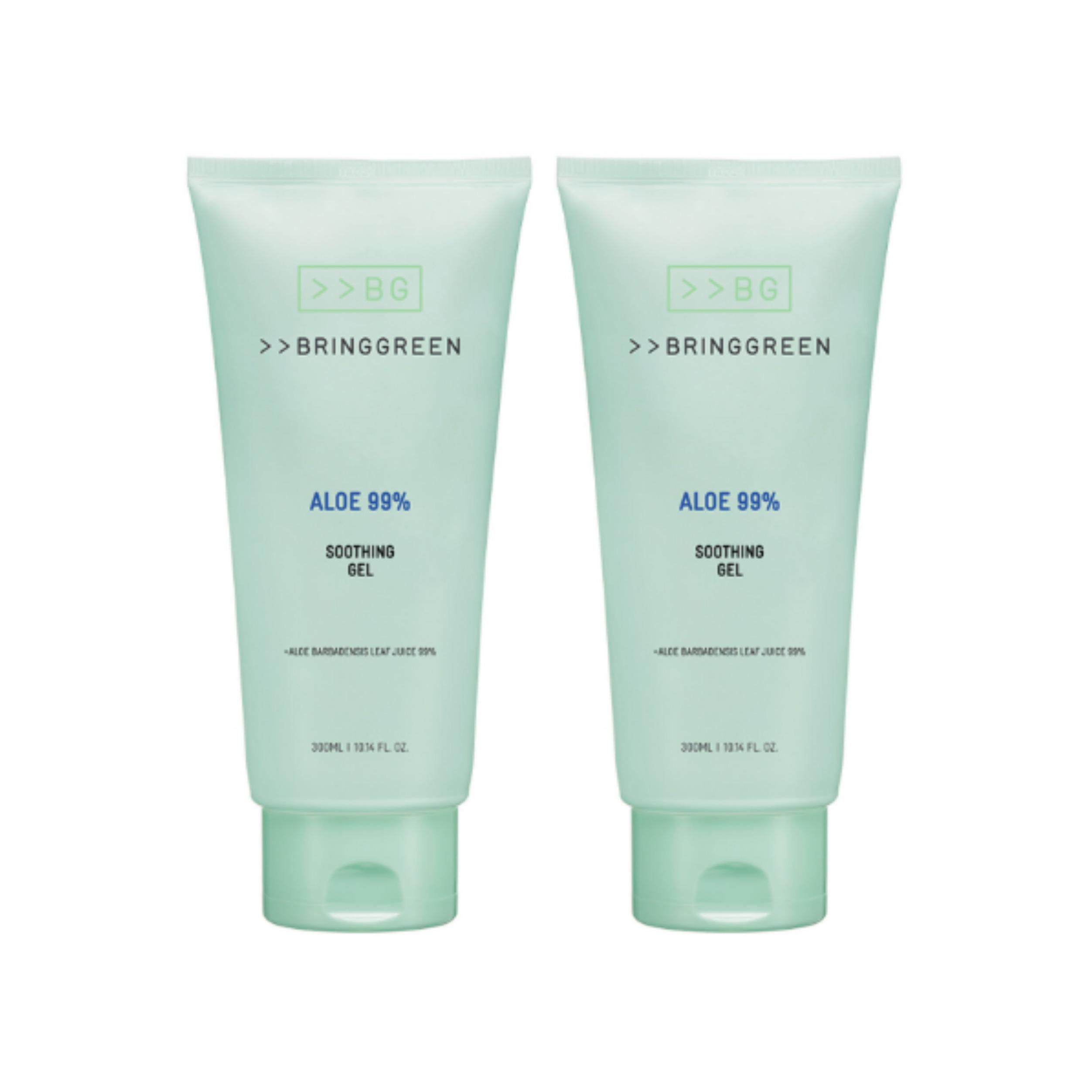 

Bring Green Aloe 99% успокаивающий гель Double 300 мл x 2 шт.