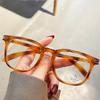 Elegant Women Anti Blue Light Myopia Glasses Luxury Square Computer Games Glasses New Men Optical Prescription Eyewear 0 To -6.0