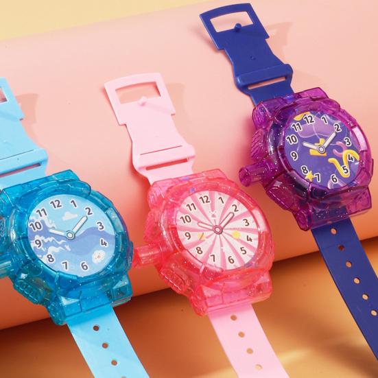 Water Sprinkler Watch Toy Press And Spray Operation Mini Portable Water Squirter Fun Cooling Toy for Kids Boys Girls Summer Pool Beach