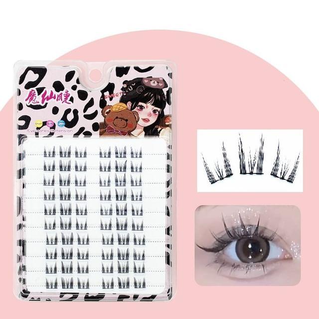 LuxeFlutter - Пучки Накладных Ресниц Black - One Size