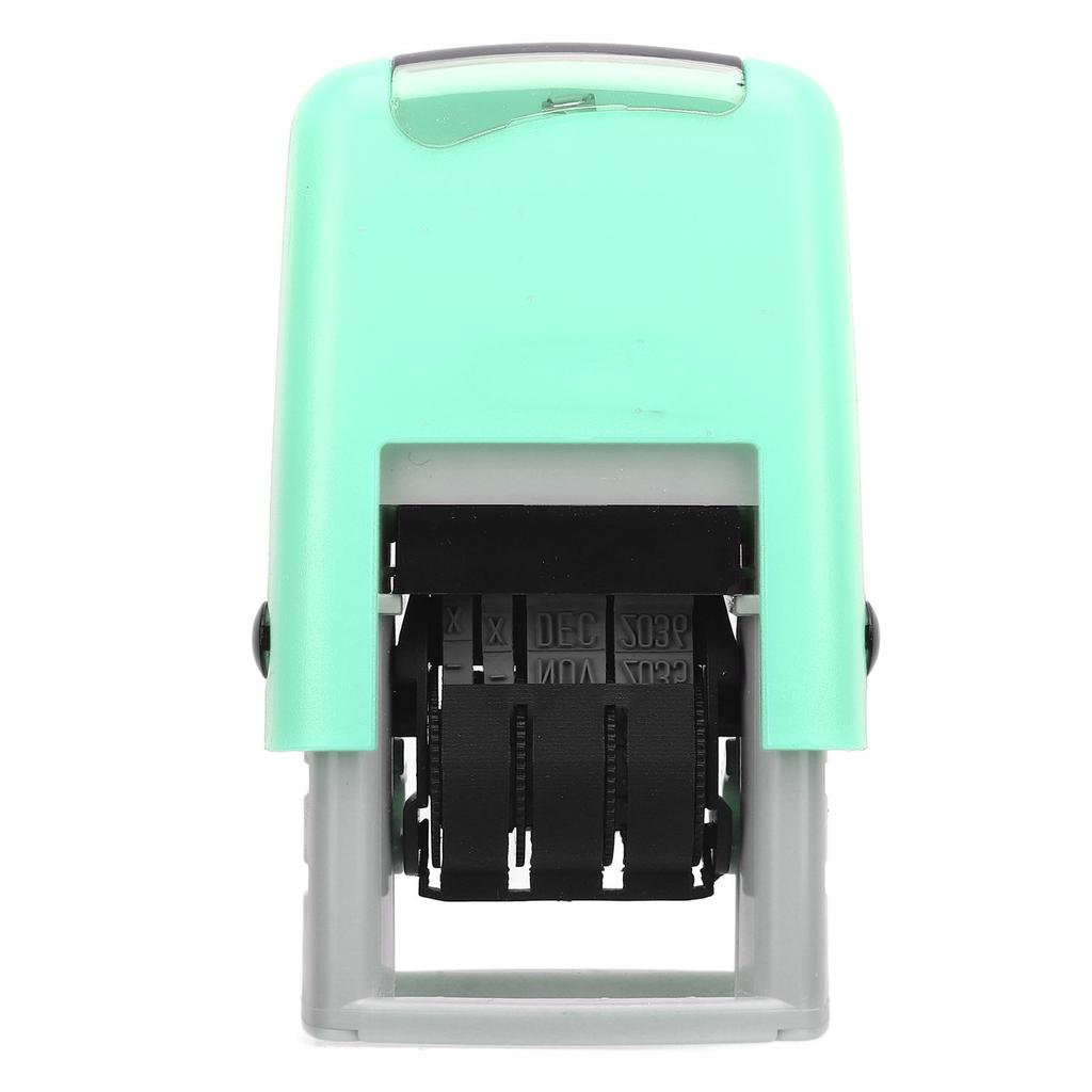 25x2.8mm English Date Stamp Clear Stamping Quick Drying Adjustable Date Stamp for Study Work Life