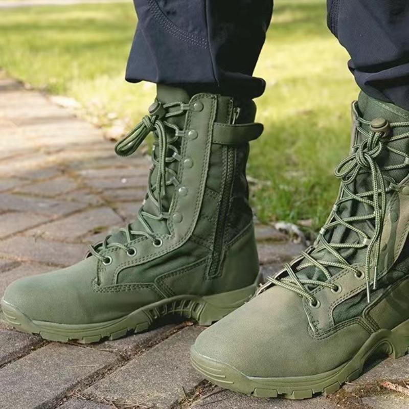 Fashion Male Outdoor Training Combat Hunting Boots Spring Autumn Men Jungle Hiking Sports Climbing Camping Breathable Camo Desert Shoes
