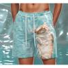 Summer 3D Fun Cartoon Animals Print Shorts Fashionable Casual Beach Men's Shorts