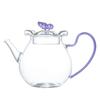 Heat-Resistant Glass Lily Teapot